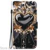 Elegante Portafoglio Colorato con Fiore Custodia per Telefono per Samsung Galaxy A27 5G SM-A276 A 27 Copertura in Pelle Flip Magnetica Carino Modello 3D Capa