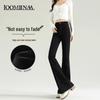 Women's High Waist Slimming Black Flare Jeans - 2025 Spring Collection