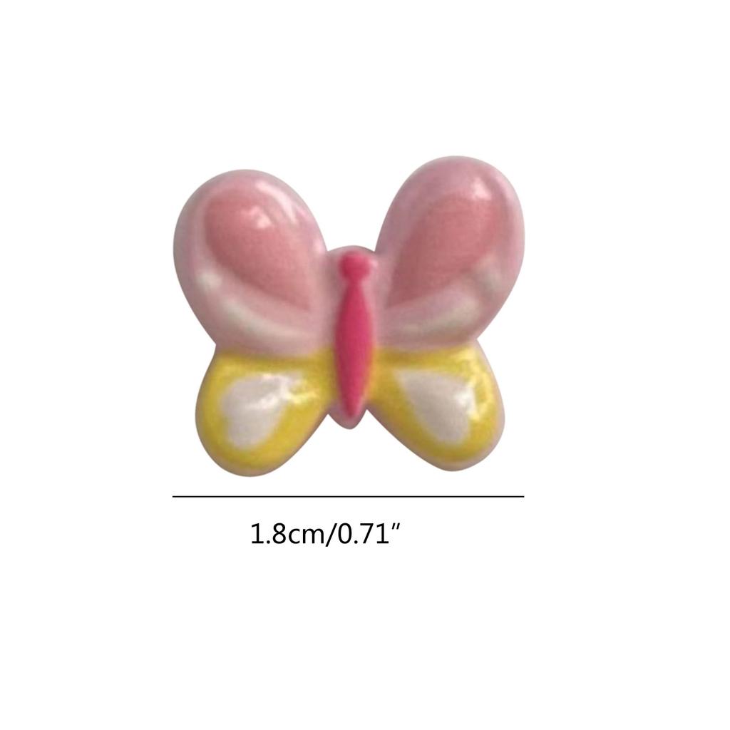 Resin Animal Butterfly Charm for Jewelry Making Pendant Necklaces Earrings DIY Crafts Handmade Hair Accessories Supply