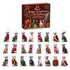 Calendario dell'Avvento Levriero Italiano, Calendario del Conto alla Rovescia di Natale con Acrilico