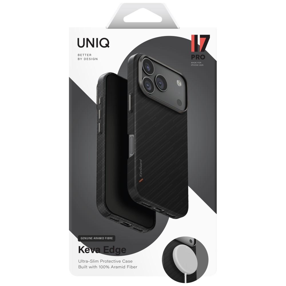 UNIQ Keva EDGE Case for iPhone 17 Pro Magclick Charging Black