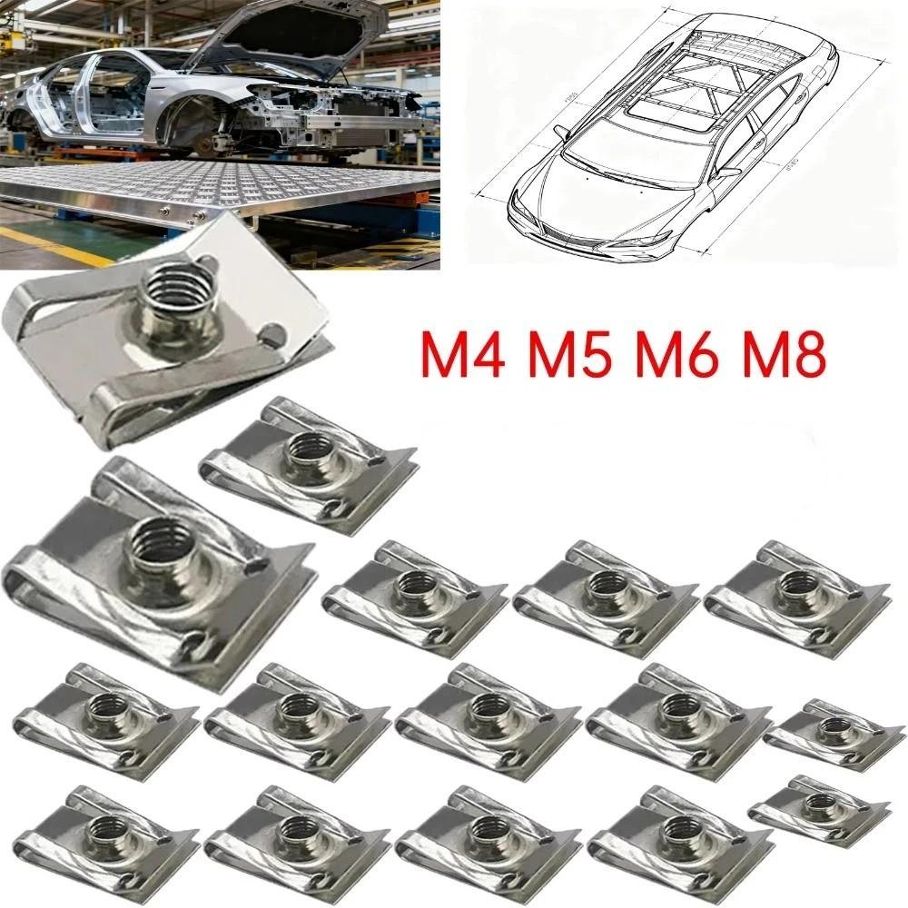 Durable Nut Screws Flat Head Nutsert Cap M 4 - M 8 Threaded Rivet  Hardware