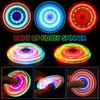 LED Light Fidget Spinner Finger Toy Hand Spinner Glow in Dark Stress Reduction and Anxiety Relief for Children