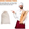 Linen Large Drawstring Storage Bags, 2Pcs Reble 12 x 16 in Cotton Bread Bags Keeps Bread Fresh for Dinner Party & Bakery
