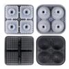 2 Pack Creative Geometric Ice Cubes Molds Silicone Ice Ball Tray For Cocktails Whiskey Nonstick Kitchenwares