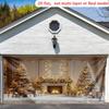 1Pcs Christmas Tree Wrapped Presents Garage Decoration Background Xmas Backdrop Decorations For Photo Studio Photo Booth Party