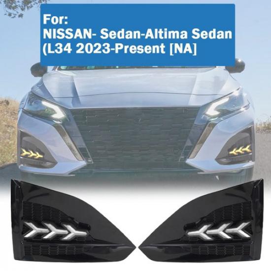 for 2023-2025 Nissan Altima LED Daytime Running Light Fog Lamp Turn Signal Light
