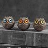 Cute Owl Resin Ornaments: Handmade Garden & Home Decor