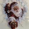 Cartoon Santa Claus Window Sticker PVC Fake Broken Glass Cling Decal  Winter Decor