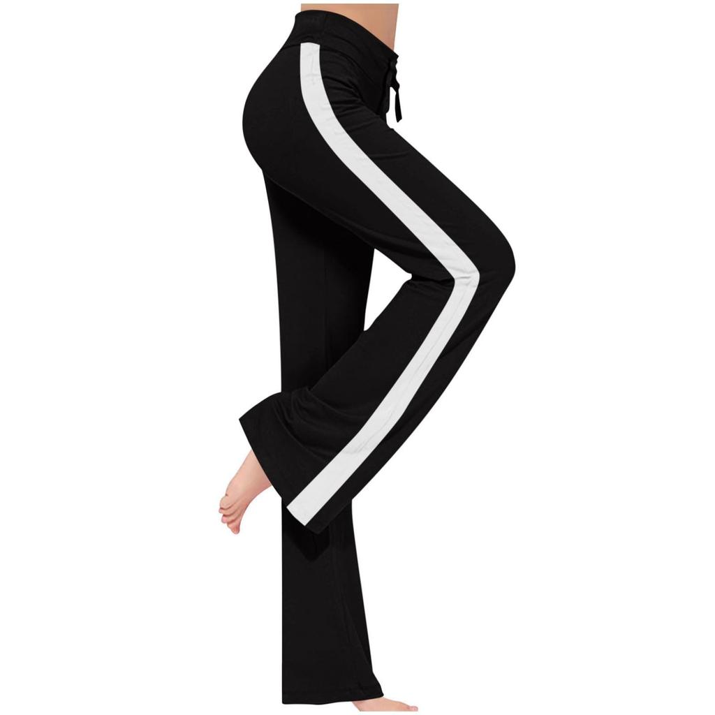 Women's Winter Sweatpants Solid Color Casual Pants Women's Fleece Sweatpants Wide Leg Straight Pants