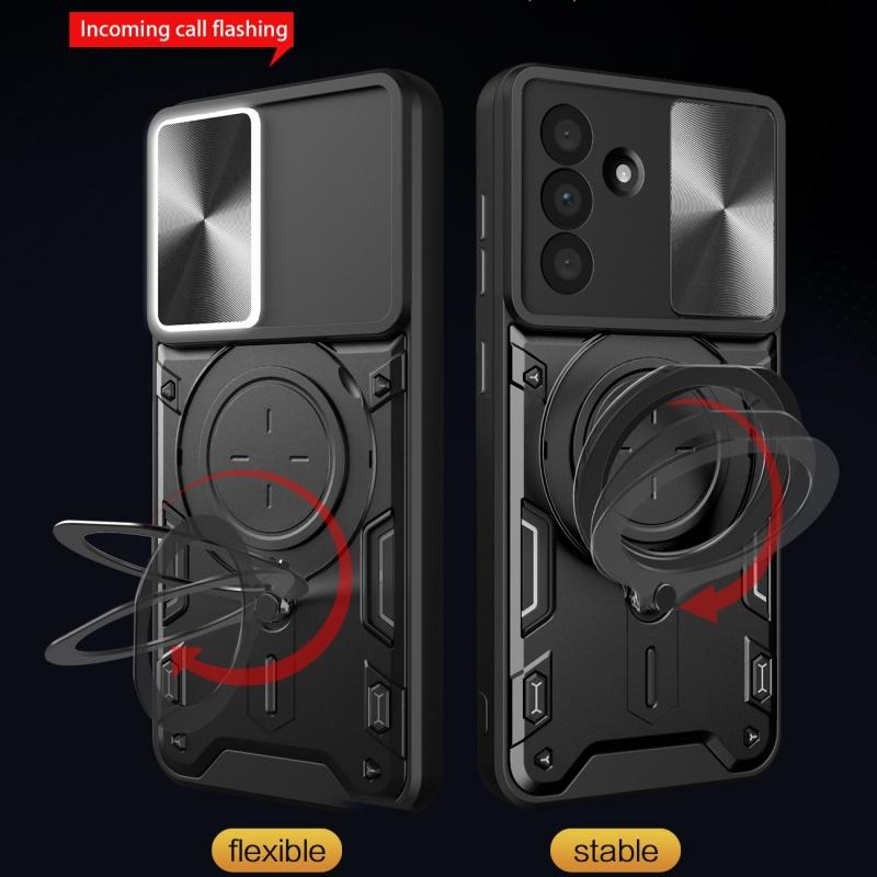 For Samsung Galaxy A71 A56 A52 A36 A26 A23 A16 A14 Magnetic Finger Ring Holder Military Protective Casea