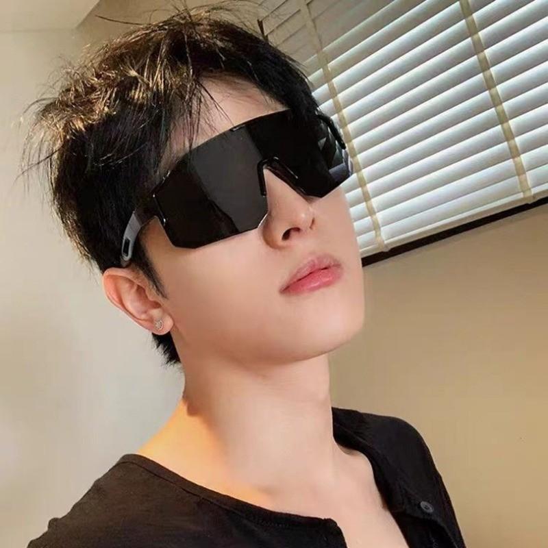 8PCS Unisex Windproof Cycling Goggles UV Protection Large Frame Sports Sunglasses for Outdoor Running/Biking