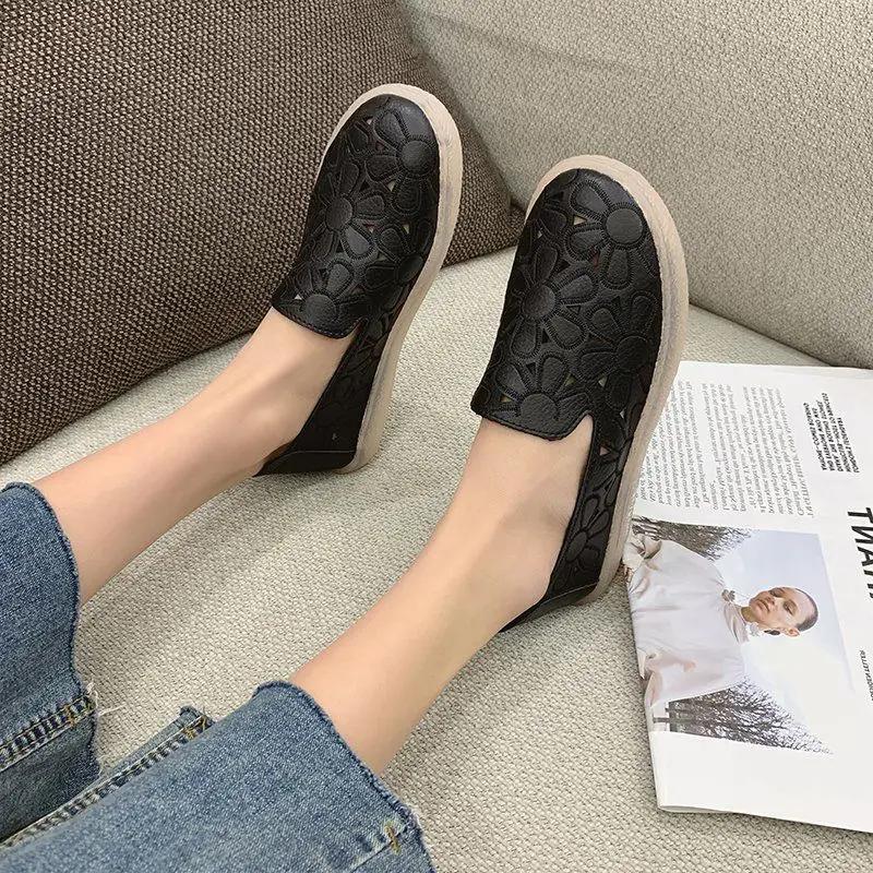 Fashion Summer Breathable Women's Shoes Casual Cheap Offers High Quality Aesthetic Y2k Fashion 39 Light Original 2025 Ladies Footwear