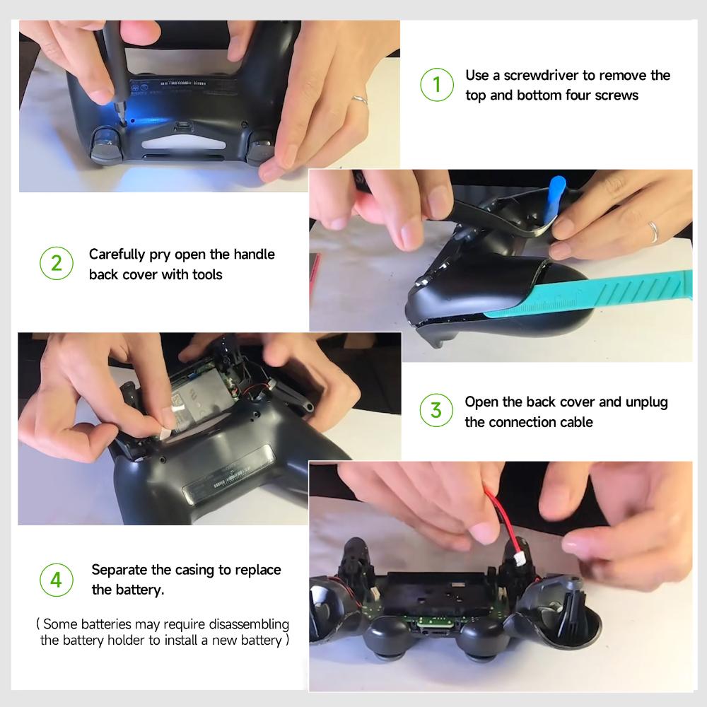PALO 2000mAh Controller Battery Fit for Sony PS4,PS4 Pro/Slim Gamepad Wireless controller CUH-ZCT1E CUH-ZCT1U CUH-ZCT2 or CUH-ZCT2U Replace battery