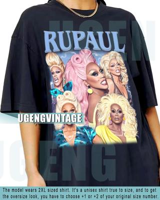 Vintage Rupaul Shirt 90s Y2k Unisex Adult Clothing GOR94