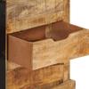 Sideboard 80x30x55 cm Solid Rough Mango Wood