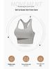 Soutien-gorge de sport antichoc pour femme - Anti-affaissement, Débardeur de course à pied et de yoga haute intensité avec beau design dorsal