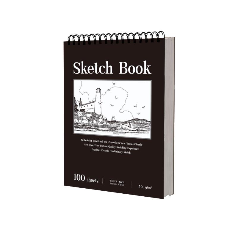 A4 Thickened Sketchbook: Art Student Drawing & Doodle Book