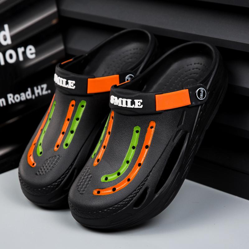 Big Size 40-45 Summer Men Sandals Slippers for Boy Designer Platform in House Slippers Outdoor Wading Beach Shoes Free Shipping