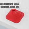 (Gray) Anti Clogging Silicone Drain Cover