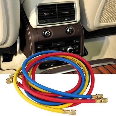 1Pc High Quality Optional Color Refrigeration Charging Hoses 1.5m Air Conditioning R134a HVAC 5FT Car Accessories