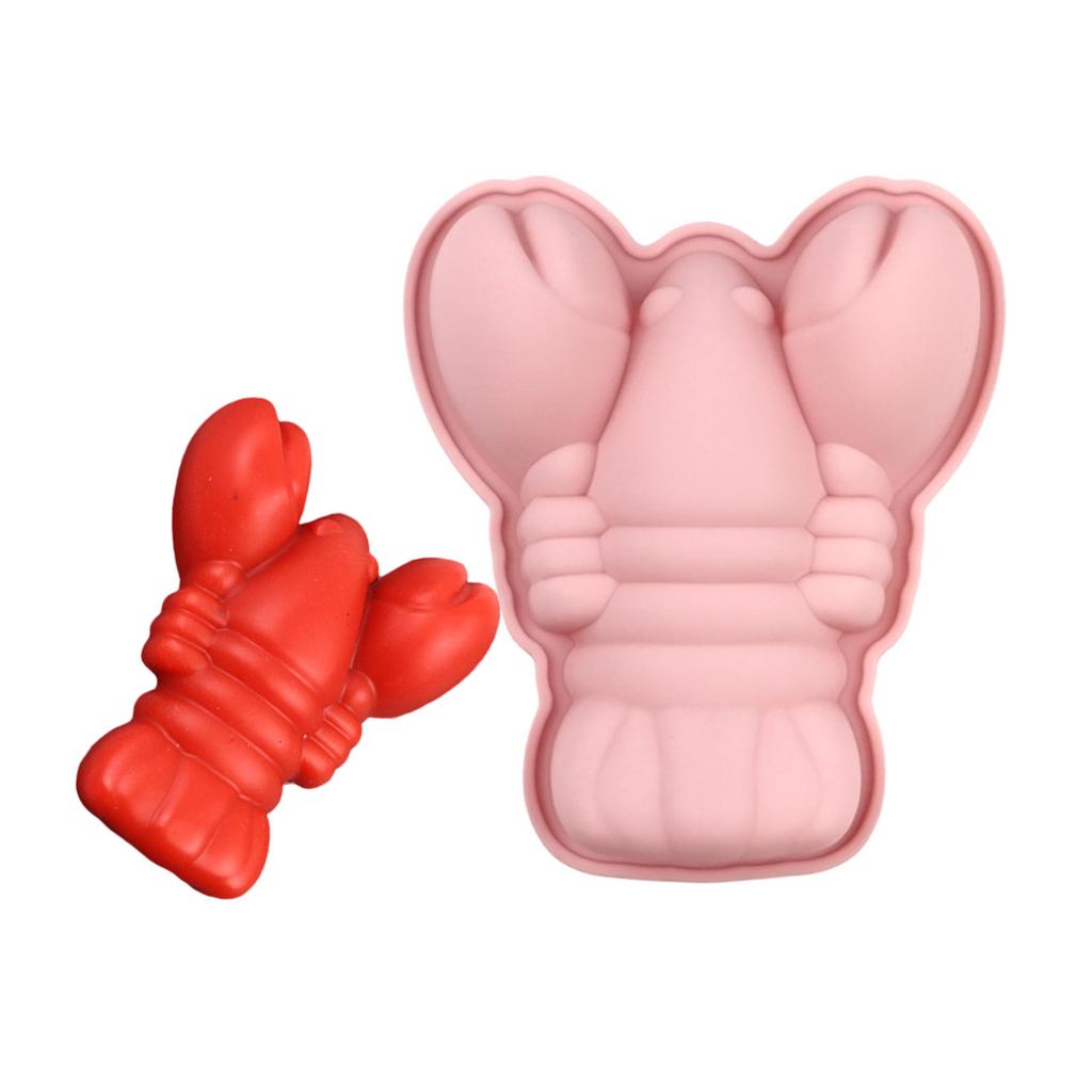 Food Grade Silicone Lobster Mold Creative Soap Mold For Chocolate Baking DIY Crafts And Soap Making Kitchen Tool