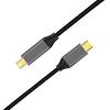 Conversor adaptador de cabo USB Type C para Mini DisplayPort DP 4K 6FT para MacBook