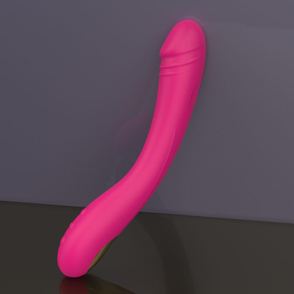 Dildo Vibrator with 10 Frequencies Vaginal Massager, G-spot Massage Stick Soft Silicone Material Magic AV Stick Adult Products for Women