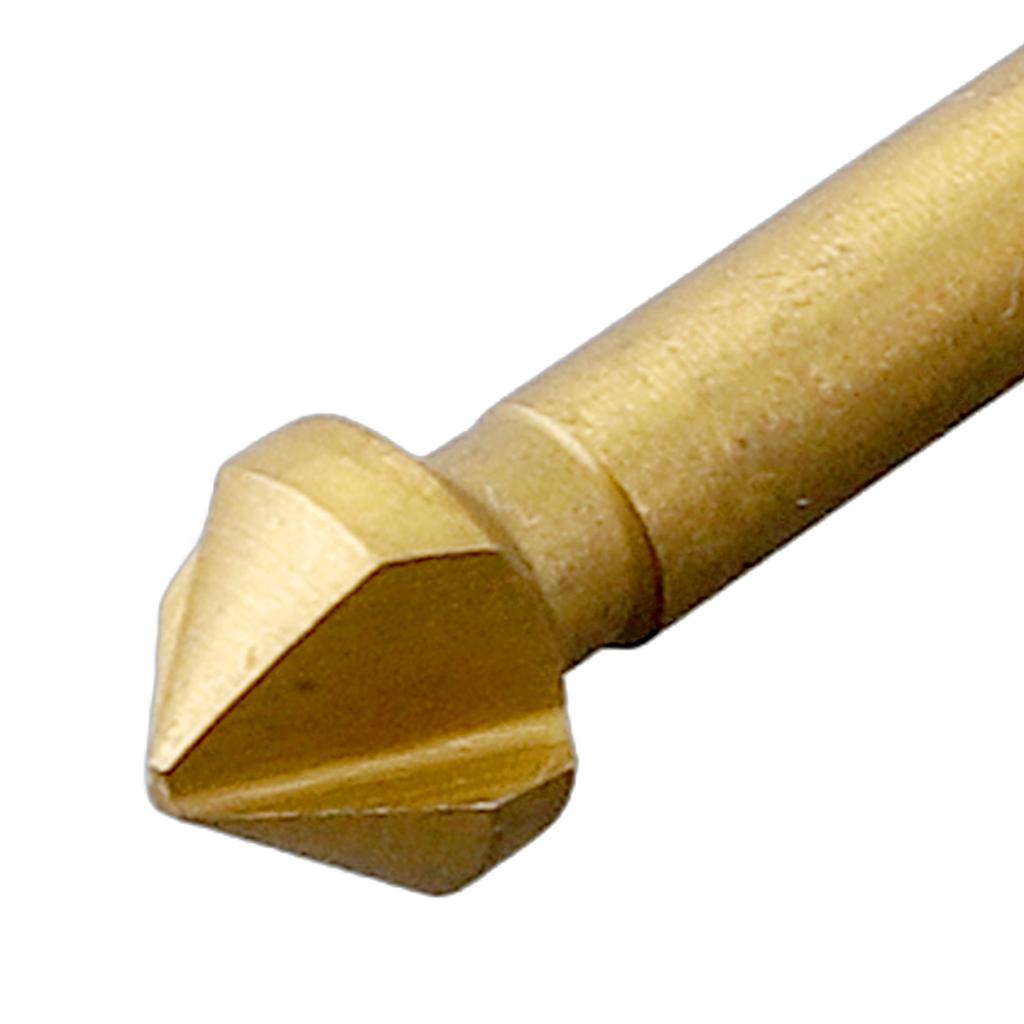 Chamfer Cutter Countersunk Drill 1 Pcs 3 Flute 6.3/8.3/10.4/12.4/16.5/20.5mm
