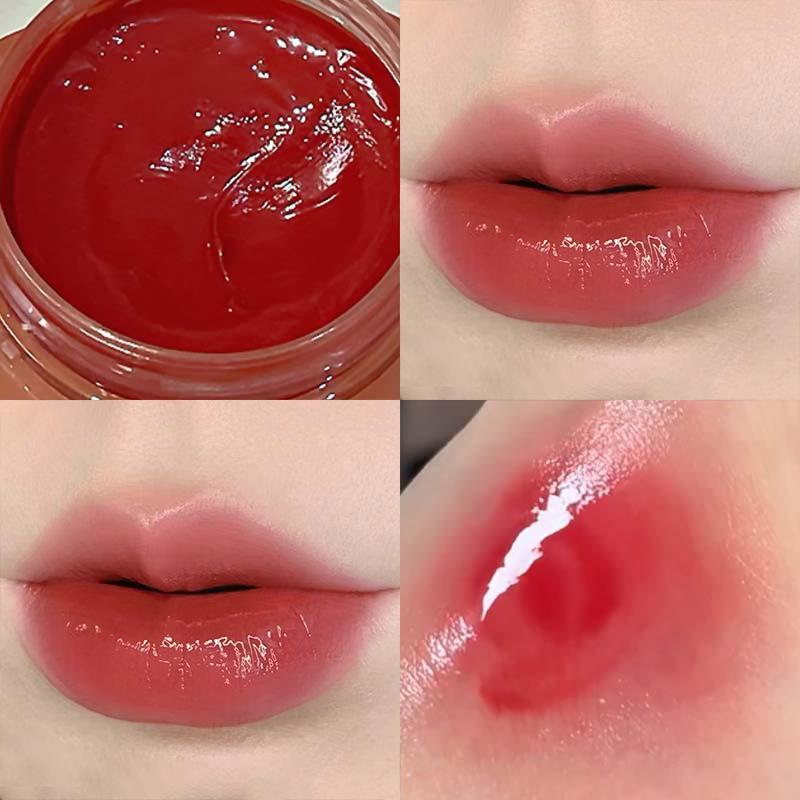 TOOTDODO Clear Radiance Glazed Lip Jelly: Moisturizing, Long-lasting, Pigmented Lip Gloss. 6 pcs