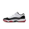 Air Jordan 11 Retro Low Grade School 'Concord-Bred' (Unisex) White / University Red / Black / True Red Kids' Basketball Shoes 528896 160