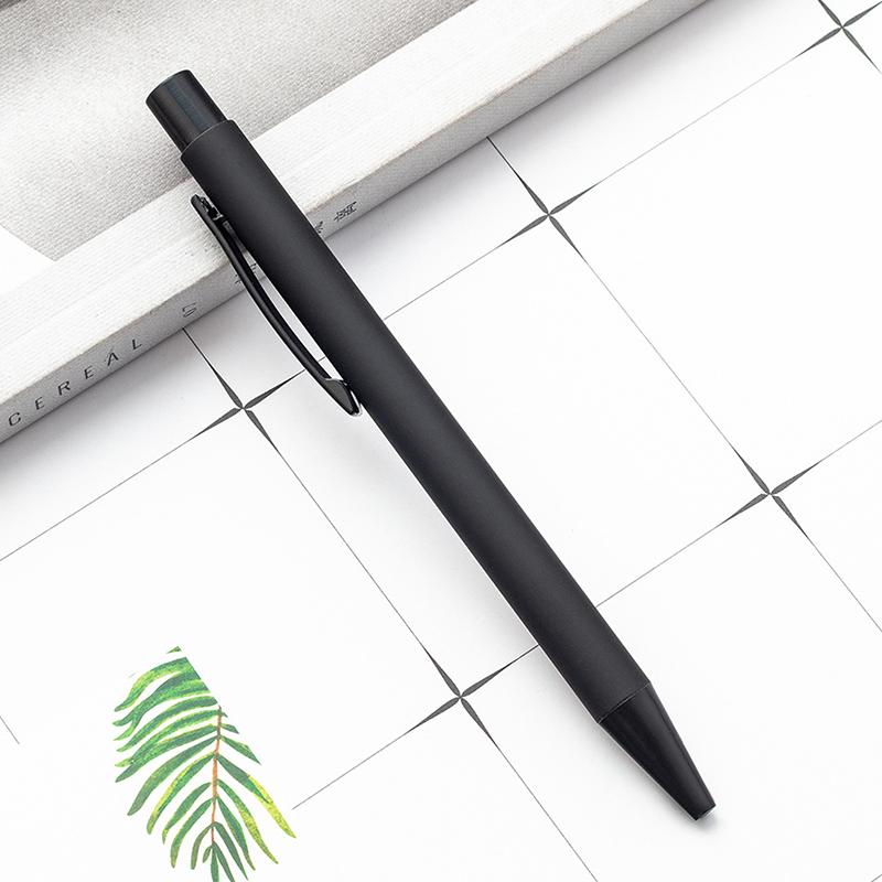 10Pcs Metal Gift Advertising Pen Student Stationery Office Ballpoint Pen Name Promotional Pen