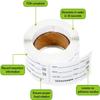 Dissolvable Food Labels 500 Labels Food Label Stickers High-quality
