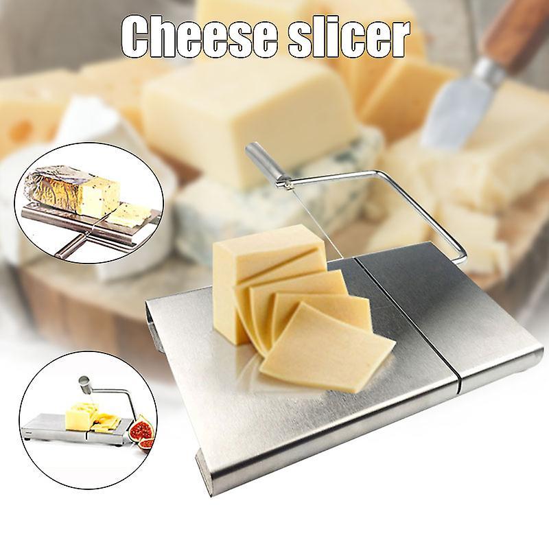 Cheese Slicer  Stainless Steel Wire  Kitchen Cheese  Food Slicer Cheese Cutting Serving Board  NEW