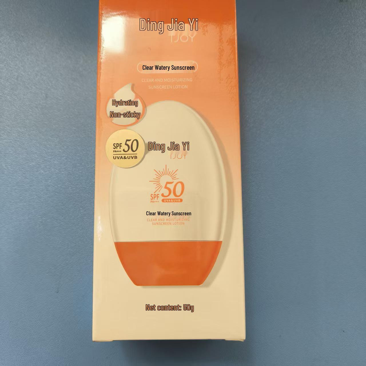 Дин Цзяхуэй 50 г Прозрачный Водянистый Солнцезащитный Крем SPF50 ZKYO Protective Cream