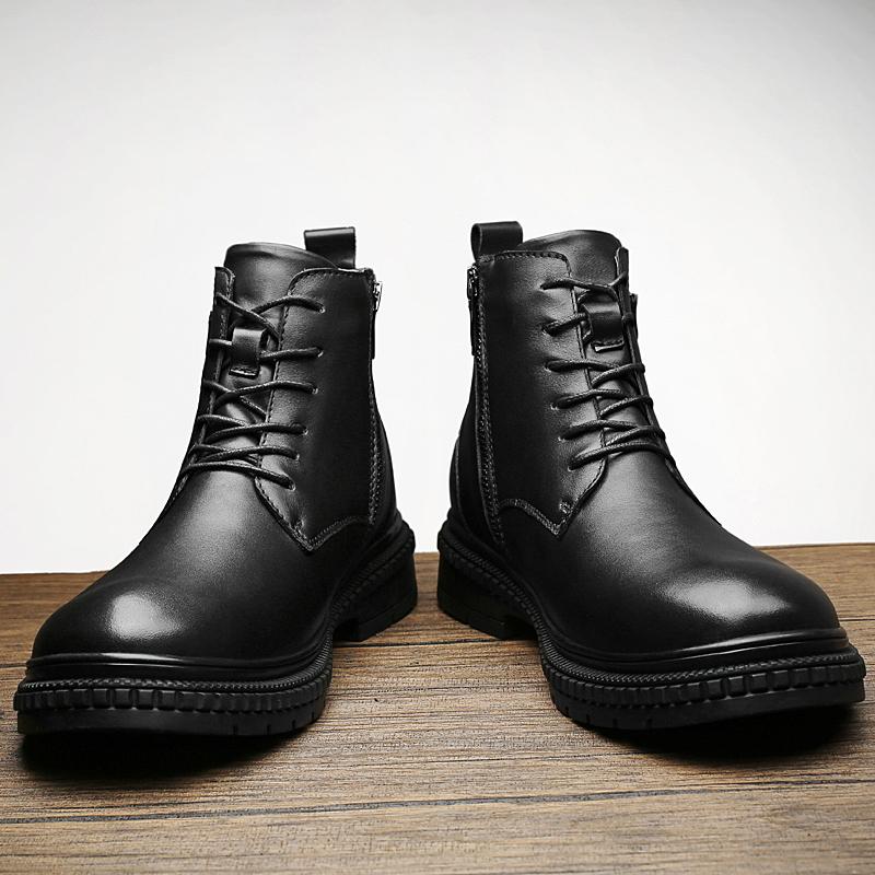 Jesień Zima Męskie Buty Dla Mężczyzny 2022 Najnowsza Moda Retro Biurowe Wygodne Trwała Podeszwa Męskie Buty Casual Markowe Sznurowane Męskie Buty