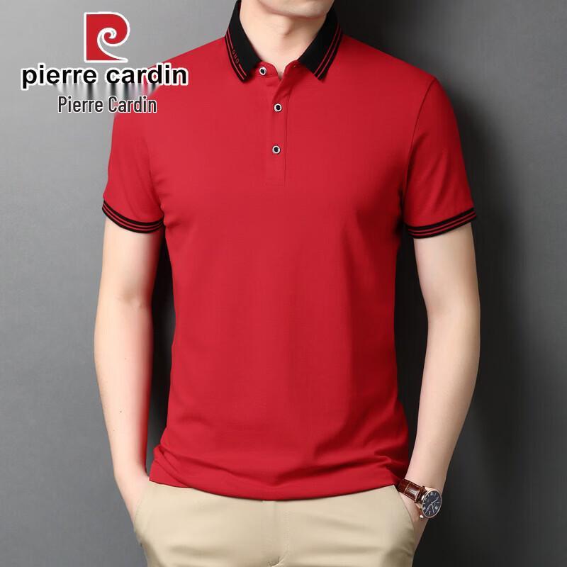 

Pierre Cardin Men s Pure Cotton Short Sleeve Polo T-Shirt XL