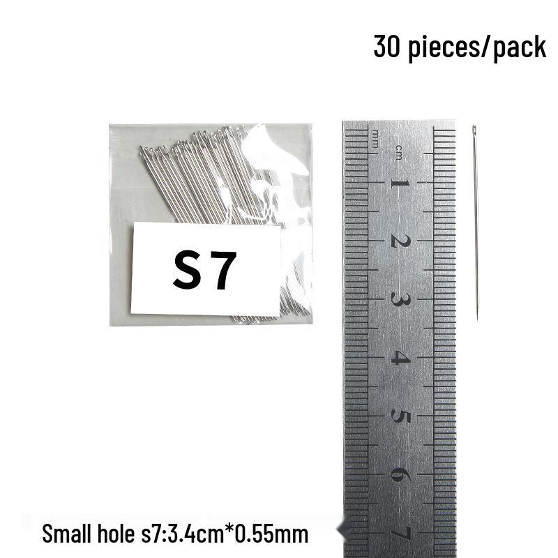 Steel Sewing Needles: Large & Small Eye, Long Needles for Quilts, Clothes, Cross Stitch, Embroidery
