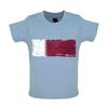 Qatar Grunge Style Flag - Baby Kids Boys Girls Unisex T-Shirt / Babygrow - Qatari Country Love Live