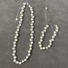 Meier Large and Small Pearl Necklace Easiest for Matchelegant Palace Style Clavicle Chain Necklace