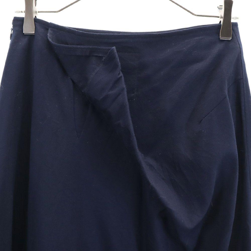 Yohji Yamamoto made in Japan Long length Wrinkles processing flare skirt Women Used