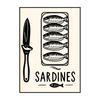 Sardinenbüchse Poster Modern Klassisch Druck Ausstellung Surrealismus Leinwandbild Wandkunst Bild für Zimmer Zuhause Küche Dekorat