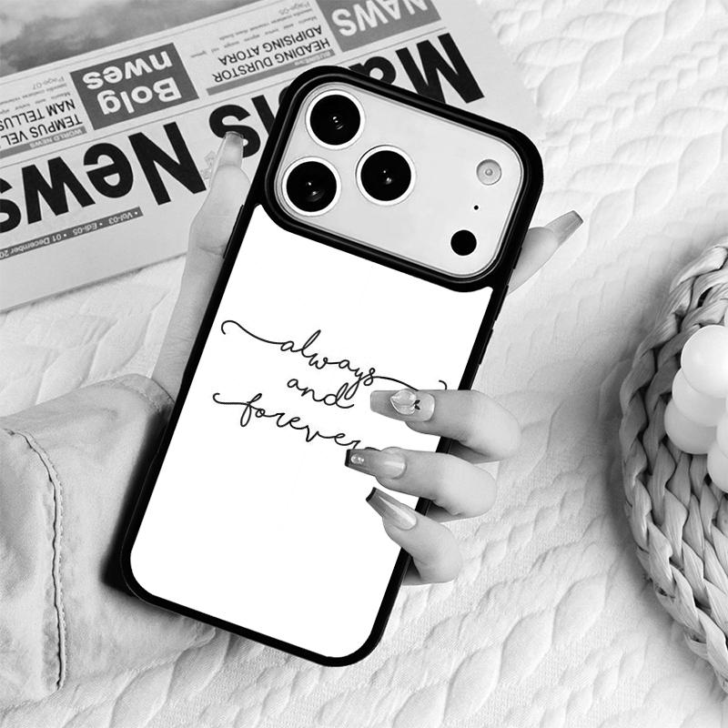 The Vampire Diaries Quotes Art Phone Case For IPhone 17 16e 15 14 13 12 11 Pro Max Air Mini Soft Protective Cover