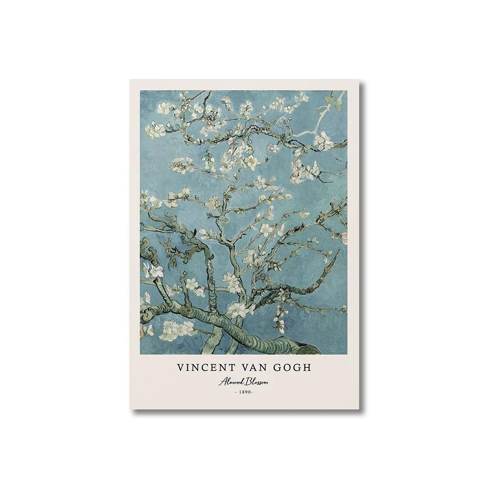 Vincent Van Gogh Yazıları Baskıları ve Posterleri Harika Eser Yıldızlı Gece Tuval Boyama Oturma Odası Duvar Sanatı için Dekorasyonlar