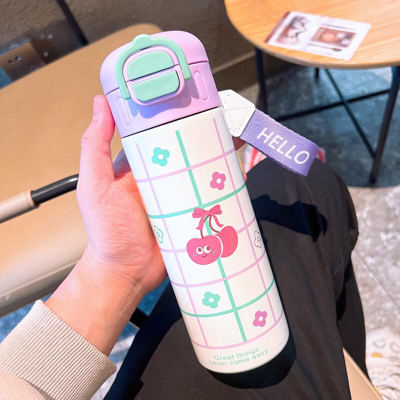 Xihe 316 Stainless Steel Dual-Drink Portable Insulated Bottle