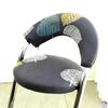 Split Low Back Chair Cover Corn Velvet Solid Color Simple Elastic Modern Home Decor Chair Dust Protect Cover Office Stool Covers