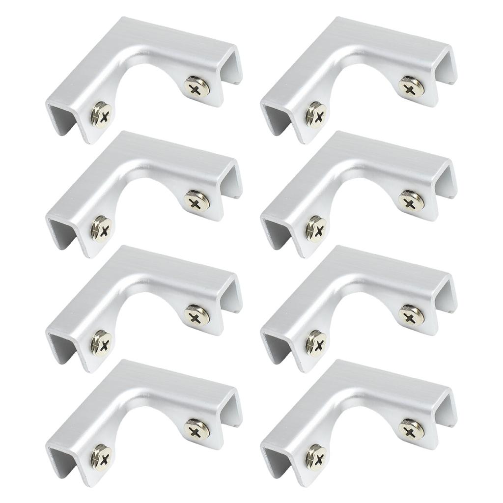 8pcs Tile Connector Clips Aluminum Corner Tile Joining Clip for Easy & Secure Tile Installation in Kitchens & Bathroom