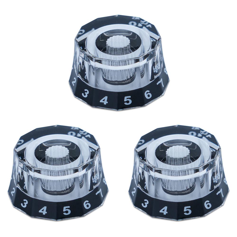 3Pcs4Pcs Electric Guitar Knobs Speed Volume Tone Control Knobs Lampshade Style For Electric Guitars Parts Replacem