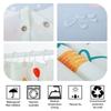 Line Art Shower Curtain for Bathroom Accessories Folding Partition Curtains Bath Bedrooms Houses Rooms Quarto Waterproof FaXT6