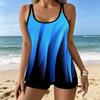 Women's Swimwear Tankini 2 Piece Swimsuit Leisure Vacation  Print Vacation Bathing Suits